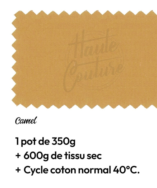 Haute Couture - Teintures textile coton - Camel