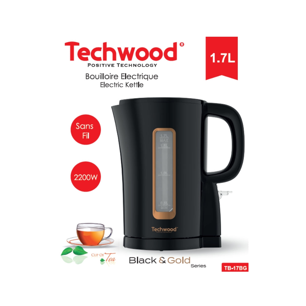 Bouilloire 1,7L - TB-17BG TECHWOOD