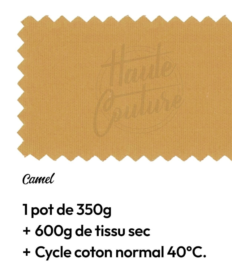 Haute Couture - Teintures textile coton - Camel