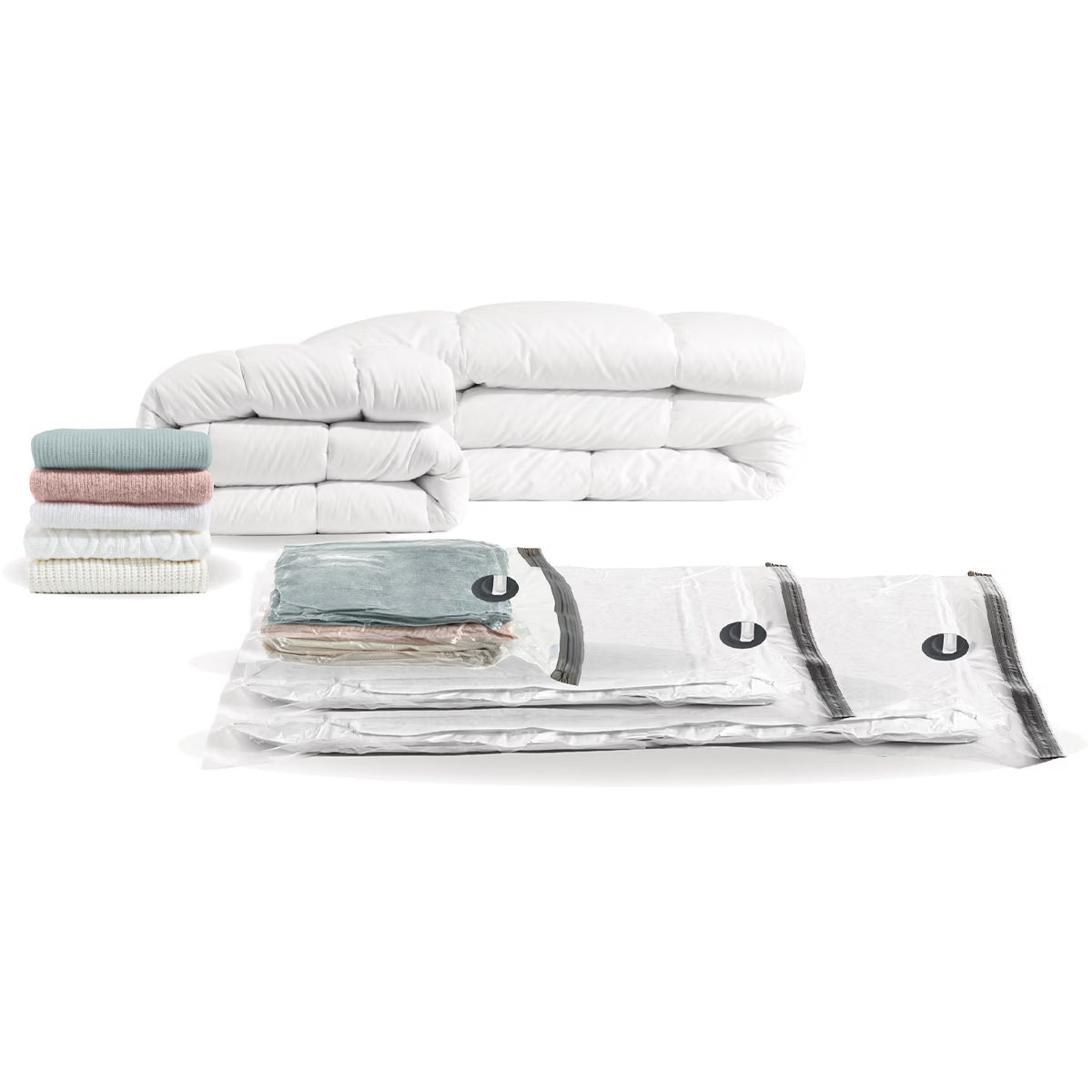 Lot de 10 sacs compresseurs Airless - FIVE