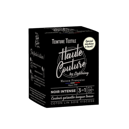 Haute Couture - Teintures textile coton - Noir intense