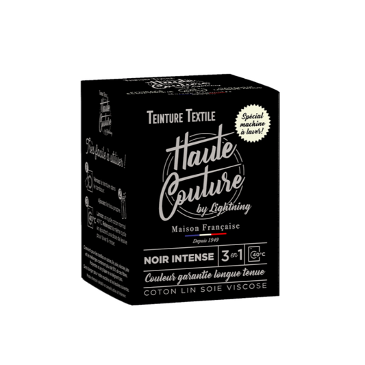 Haute Couture - Teintures textile coton - Noir intense